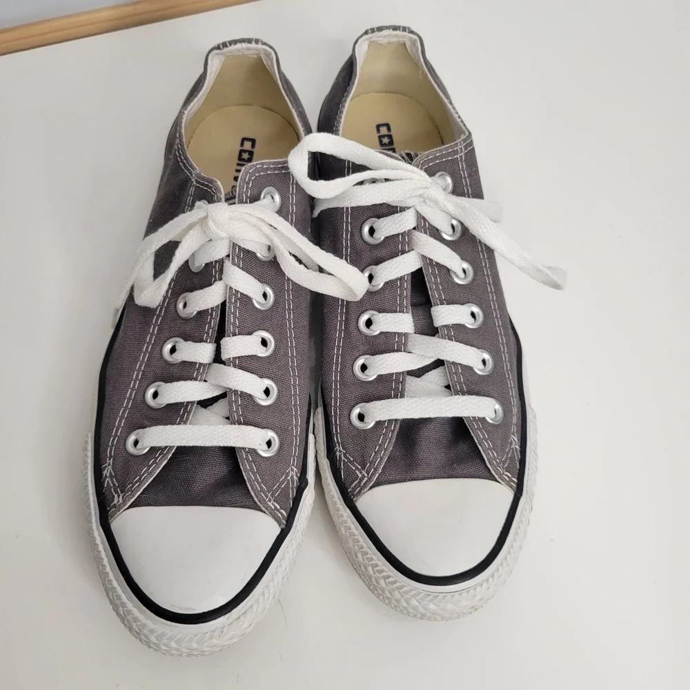 Converse Chuck Taylor All Star Unisex 6M‎ 8W Gray Low Top Canvas Sneakers 1J794 - Picture 6 of 14